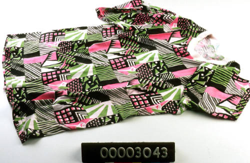 Fluorescent patterned t-shirt