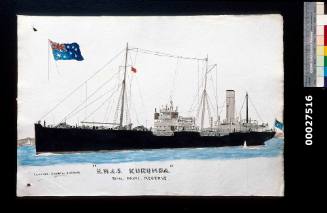 HMAS KURUMBA and MHA submarine J5