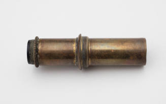 Brass telescope eyepiece for a quadrant.