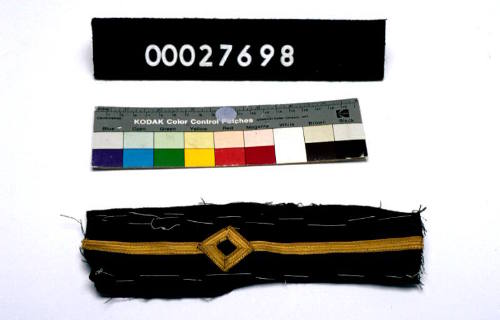 THIRD OFFICER DISTINCTION LACE.  PART OF A TAILOR'S KIT, THE CASE 00027650, ITS CONTENTS REGISTERED AS 00027651 - 00027736.