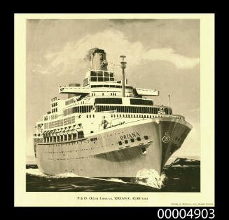 P&O - Orient Lines :  SS ORIANA:   42,000 tons