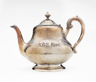 Silver plated teapot from German vessel KGS KOMET