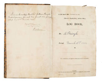 Log book from HMS ROYAL ARTHUR
