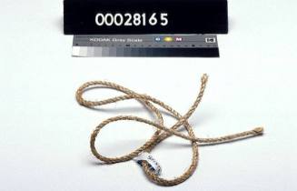 Length of 3 / 16 inch hemp cord from sail makers kit