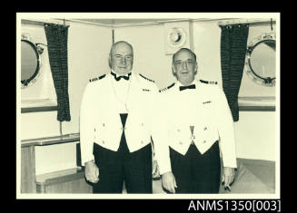 Chief Engineer Dick Larding and Captain Burnham Walker Dun