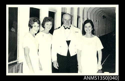 Image of Captain Dun and 3 women