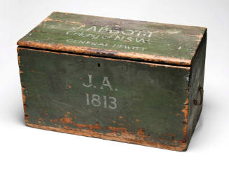 Sea chest purported to be the property of convict John Abbott