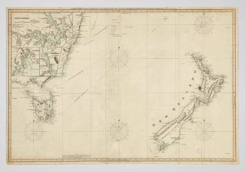 Chart of part of New South Wales, Van Diemens Land, New Zealand and adjacent islands