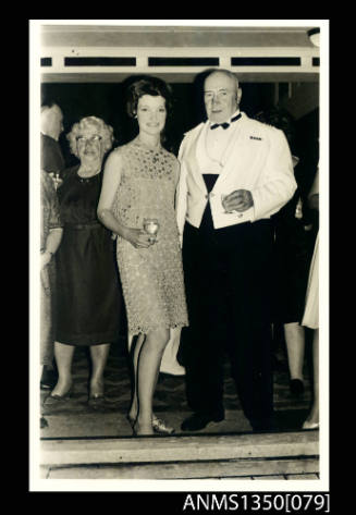 Captain Dun with unidentified woman