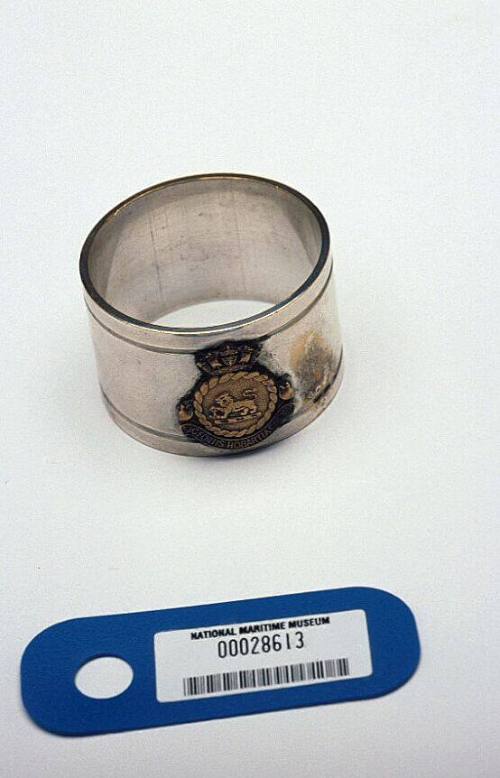 HMAS HOBART serviette (napkin) ring