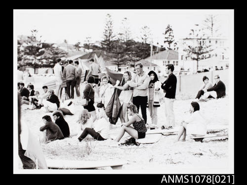 Spectators at the beach