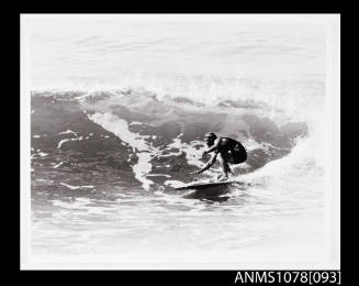 Kevin Platt surfing
