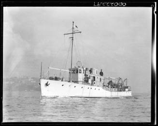 Patrol boat VIGILANT on trials in harbour