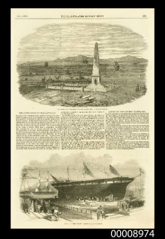 Launch of THE CONTEST clipper-ship, at Androssan [sic Ardossan]