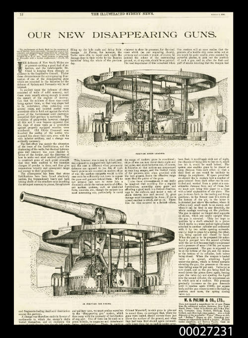 Our new disappearing guns