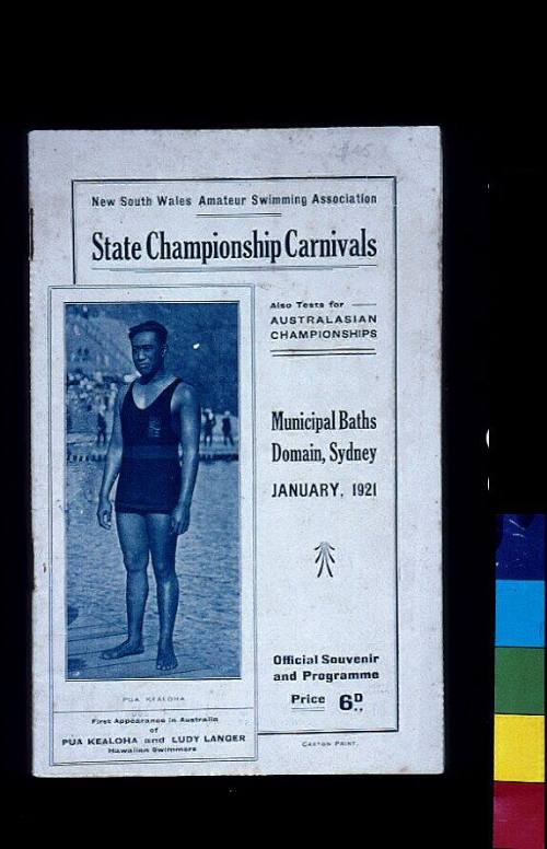 NEW SOUTH WALES AMATEUR SWIMMING ASSOCIATION STATE CHAMPIONSHIP CARNIVALS OFFICIAL SOUVENIR AND PROGRAMME