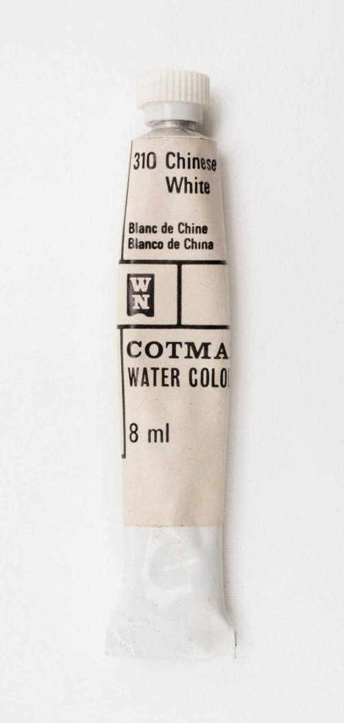 Watercolour paint tube, Chinese white 310