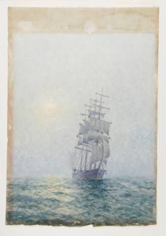 Untitled (Four masted barque under sail)