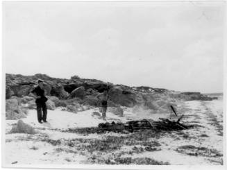 The end of A9-6. On the beach at Shark Bay.