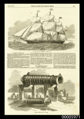 The RACER clipper-packet ship of New York