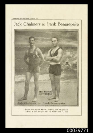 Jack Chalmers & Frank Beaurepaire