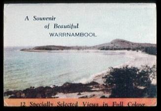 Souvenir of Warrnambool, Victoria, coloured offset prints in presentation envelope