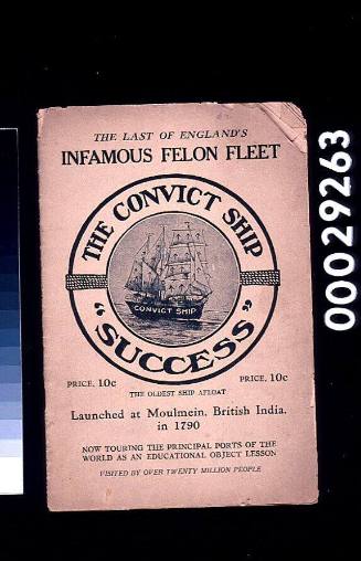 The Last of England's Infamous Felon Fleet, The Convict Ship SUCCESS