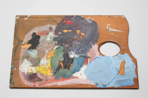 Artist palette from painting case