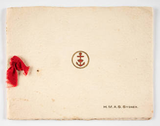 Official Holiday greeting card from HMAS SYDNEY