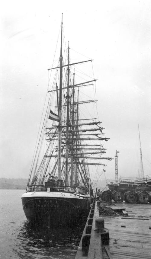 Four-masted German barque CARL