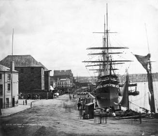 Pitt Street, ship SOBRAON, Circular Quay, Sydney NSW, February 1871