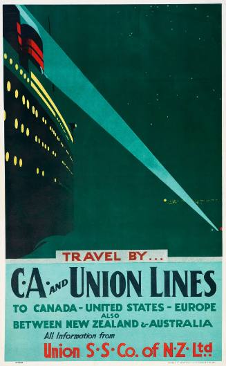 Travel by C A and Union Lines to Canada - United States - Europe