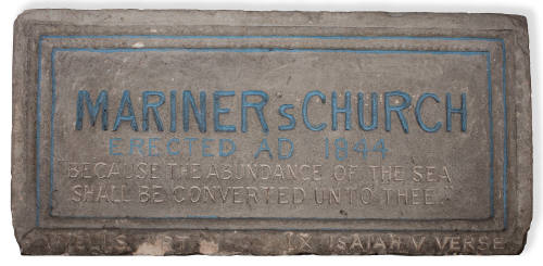 Mariners' Church foundation stone 1844 : Sydney Bethel Union