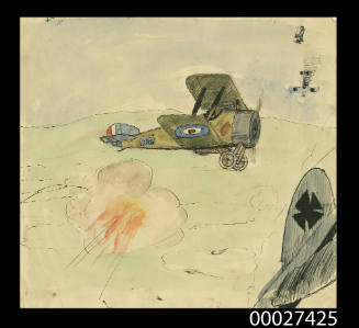 British and German air battle