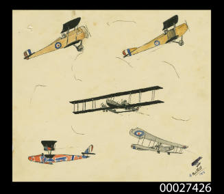 Untitled (Five aeroplanes)