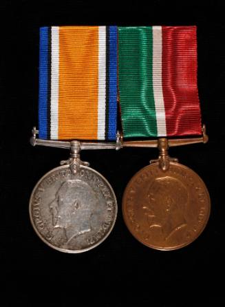 Pair of WWI service medals awarded to G Graham for Australian merchant marine service