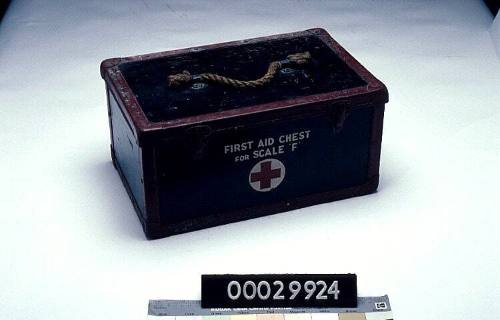 Medicine chest used on board Royal Australian Navy motor launch