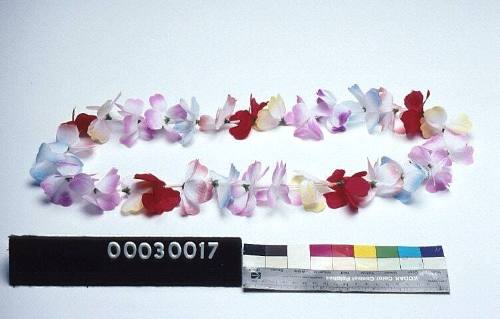 Souvenir silk lei from P&O island night