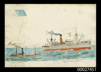 SS WONGANELLA,  SS HALL CAINE, SS ILLAROO and SS GULF OF VENICE