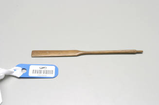 Wooden oar from the turtle shell boat model