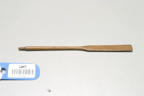 Wooden oar from the turtle shell boat model