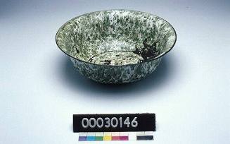 Enamel bowl from the village of Lamalera