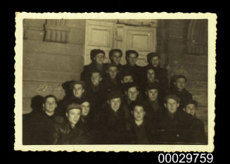 Oskars Osis and other young men in Latvia