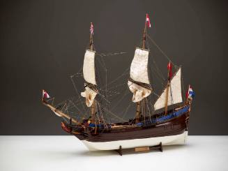 Dutch ship model of ZEEHAEN