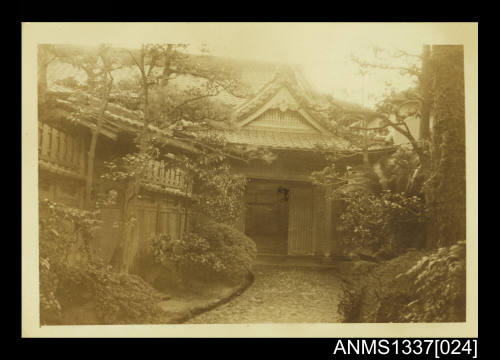 Photograph of a temple entrance in Asia