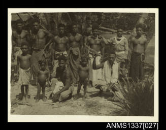 Group of Ponam Island locals, Papua New Guinea