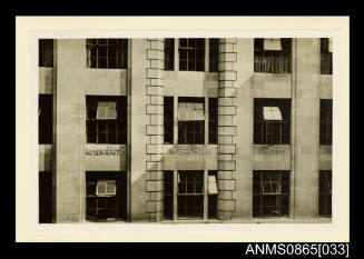 Photograph depicting McIlwraith McEacharn signage external of office building