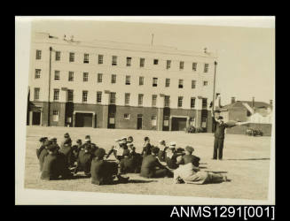 Photograph of a signals class at the Police Barracks in Redfern