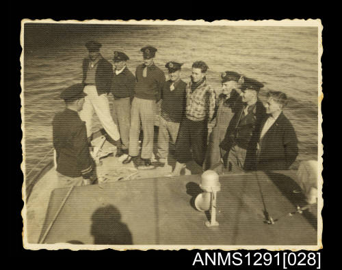 Photograph of nine VCP members on the SEAWAY