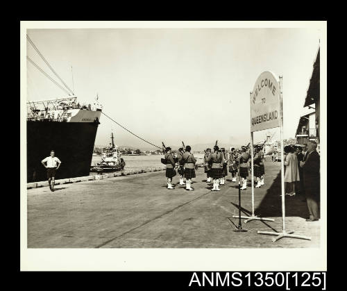 Photograph of Queensland Police Pipe Band